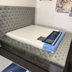 King Bed Frame With Storage 
