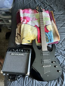 Electric Mitchell Guitar/ Acoustic Amp