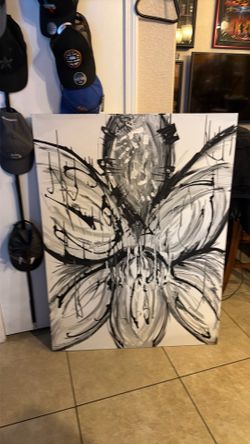 Art work, black and white