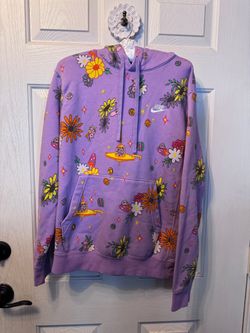 Nike Pullover Hoodie Floral  Print Size Small