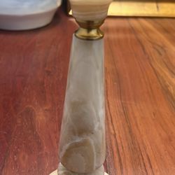 Marble candle holder