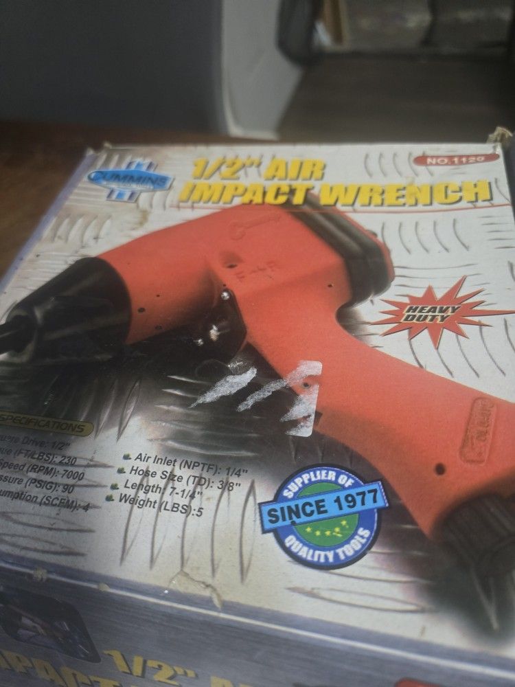 Cummins 1/2 Air Impact Wrench Red # 697