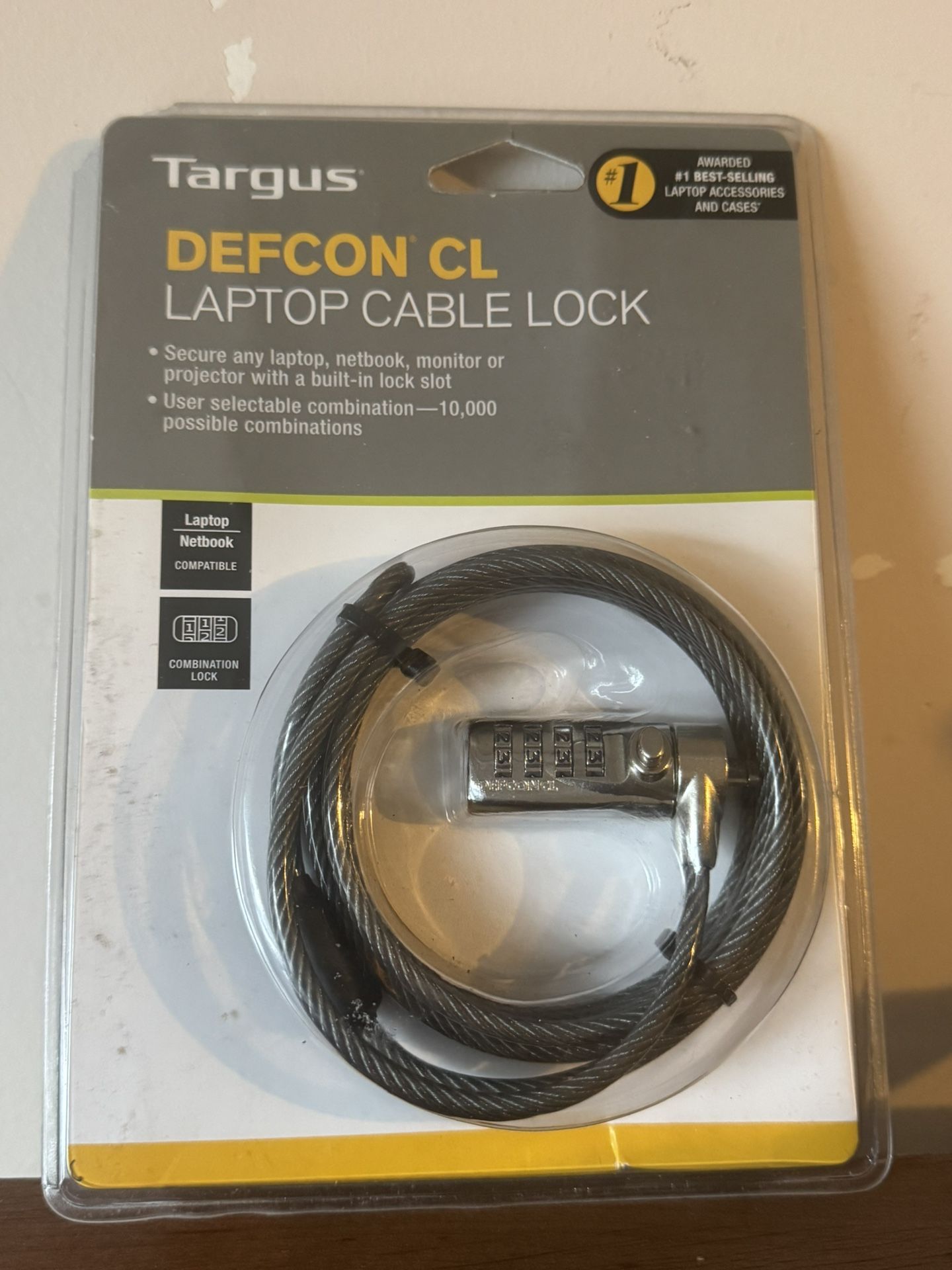 Targus DEFCON CL Laptop Cable Lock - New