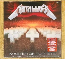 Metallica Vinyl Record 180gr - Master Of Puppets - New Sealed