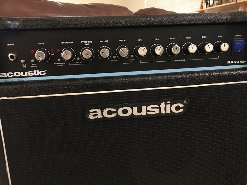 Acoustic B450 Mkii bass guitar combo amplifier for Sale in Miami, FL