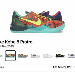 Nike Kobe 8 Protro Mens Size 12.5