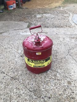 Metal 5 Gallons In Good Condition