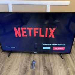 Philips 50” Roku Smart TV Full HD With New Remote Control. $140 Firm On Price