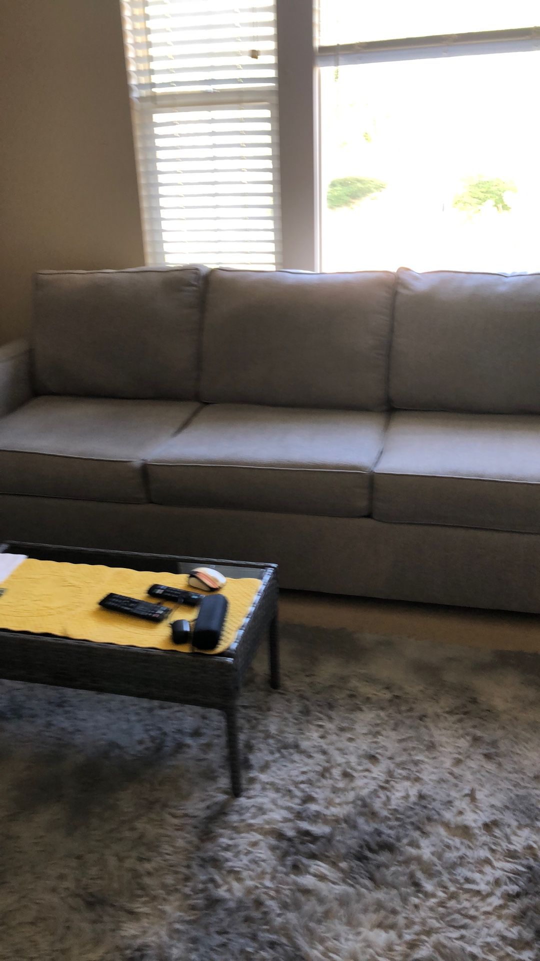 Grey Like Brand New 3 Seater Couch With Loveseat