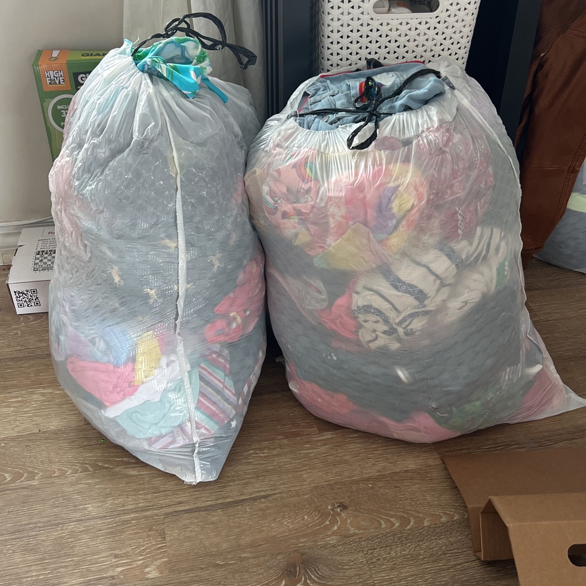 Giant Bags Of Girls Clothes
