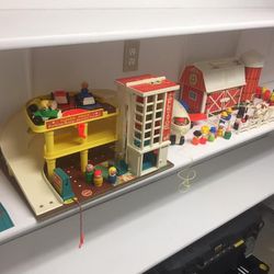 Toy Lot Vintage Fisher Price