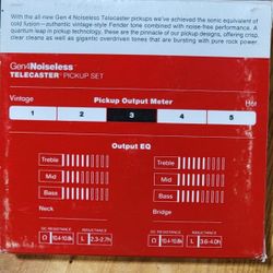 Brand new in box Gen4 Fender telecaster noiseless pick-ups