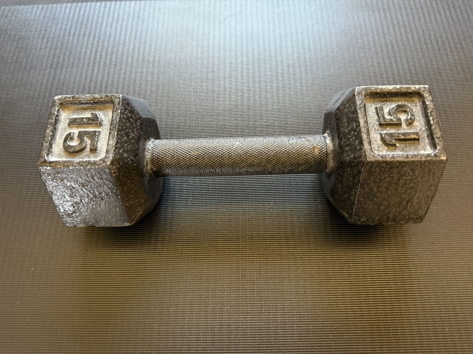 15 lb Metal Dumbbell