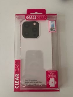 iPhone 15 clear phone case