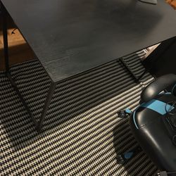 Table, Gaming Chair, Monitor 