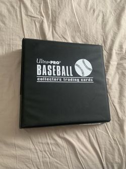 Binder of sports cards