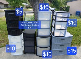 Plastic Drawer Storage Units – Various Sizes