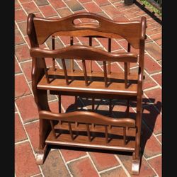 Magazine Wooden Rack