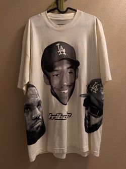 Kobe LeBron Nipsey and Kendrick tribute shirt
