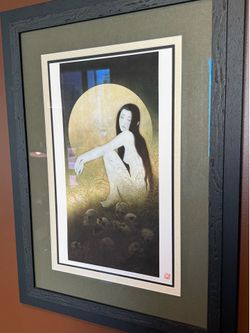 Senju Horimatsu “Kayou” Kyoto Japan signed numbered and stamped Lithograph print