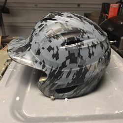Under armour camo grey batting helmet