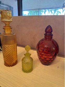 Glass bottles- vintage