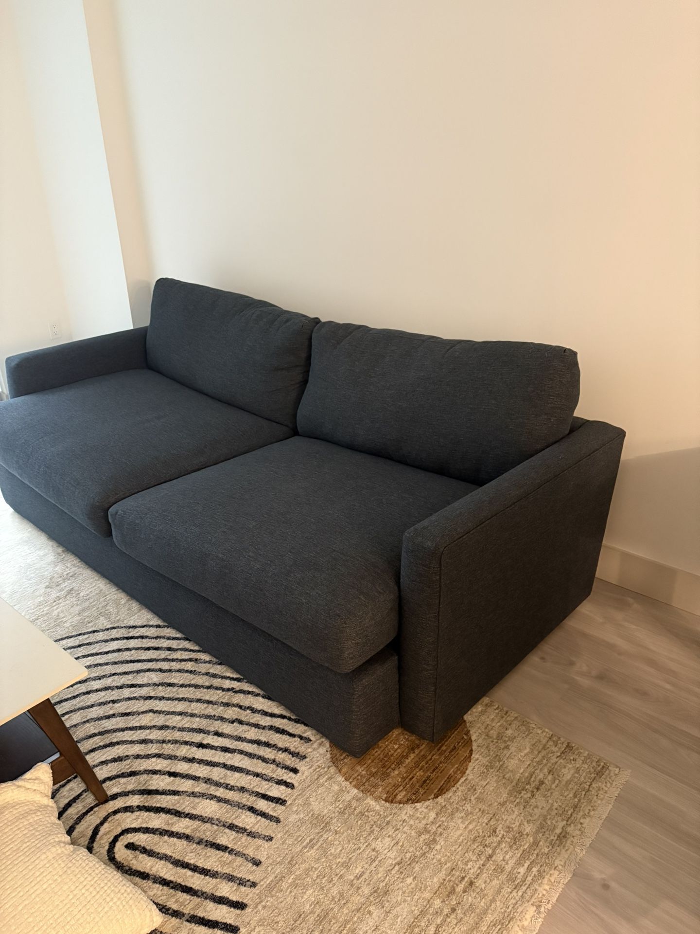 Noah Blue Fabric Sofa