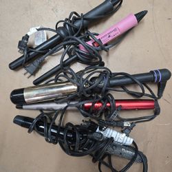 Curling Iron  5 Piece All $50