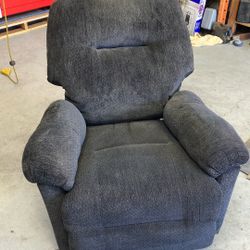 Grey Swivel Recliner Rocker