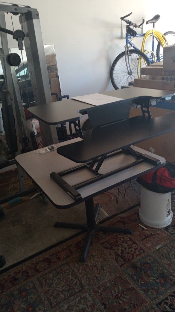 Computer Riser&desk Two For The Price Of One
