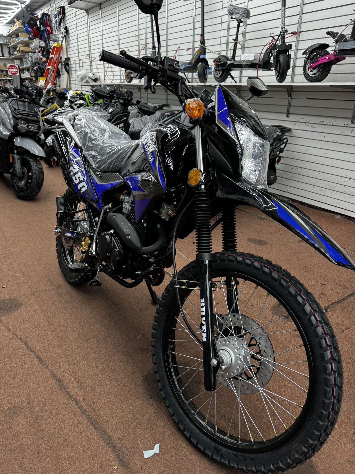 Brand New Raven 250cc Manual Dirt Bike