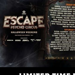 Escape 2 Day GA Tickets 