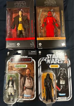 Star Wars Black Series / Vintage Collection 4-Figure Lot – New Sealed