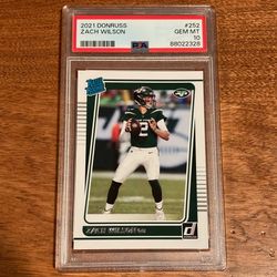 2021 Zach Wilson Gem Mint 10 Rated Rookie