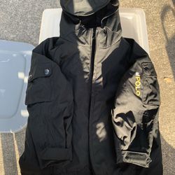 Boys Ralph Lauren Black 2 In 1 Waterproof Jacket 2/3T