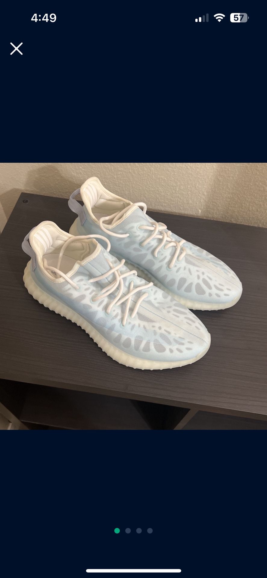 size 11 yeezy 350 mono ice
