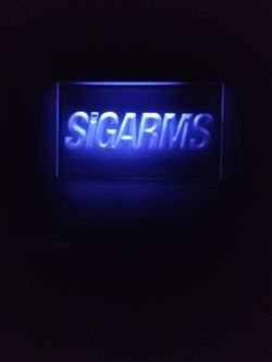 SIGARMS LIT SIGN 