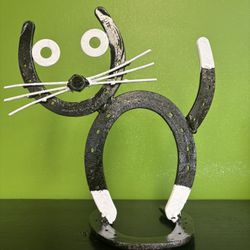 Cat Made Out Of Horseshoes