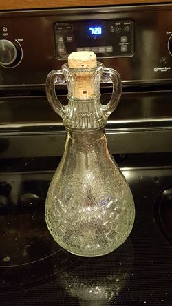 Vintage White House Vinegar Decorative Bottle