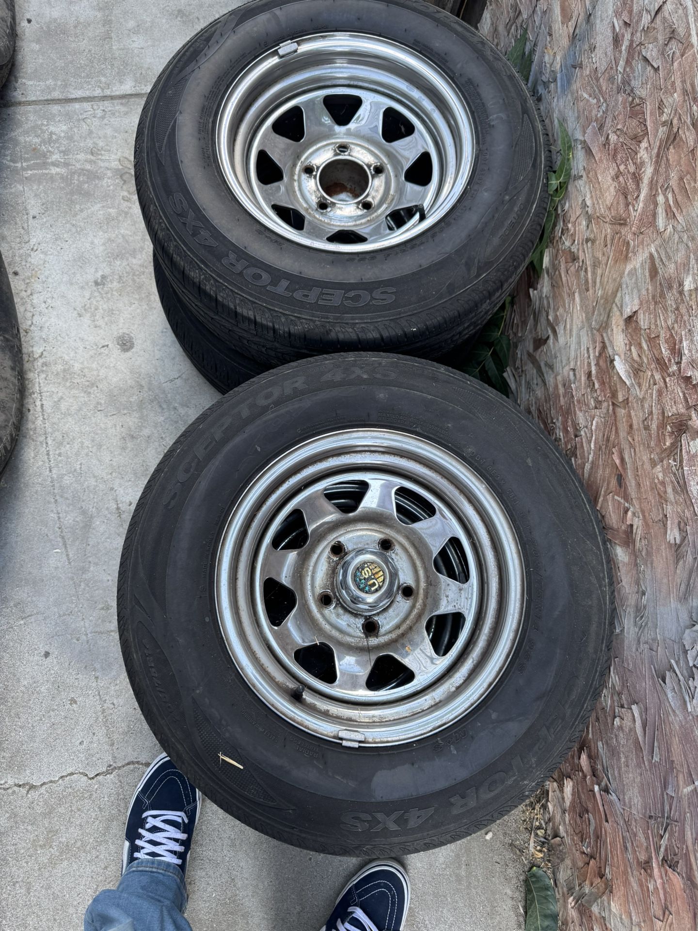 14”Us Mag Wheels And Tire