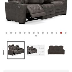 Reclining Sofa With Lights And More