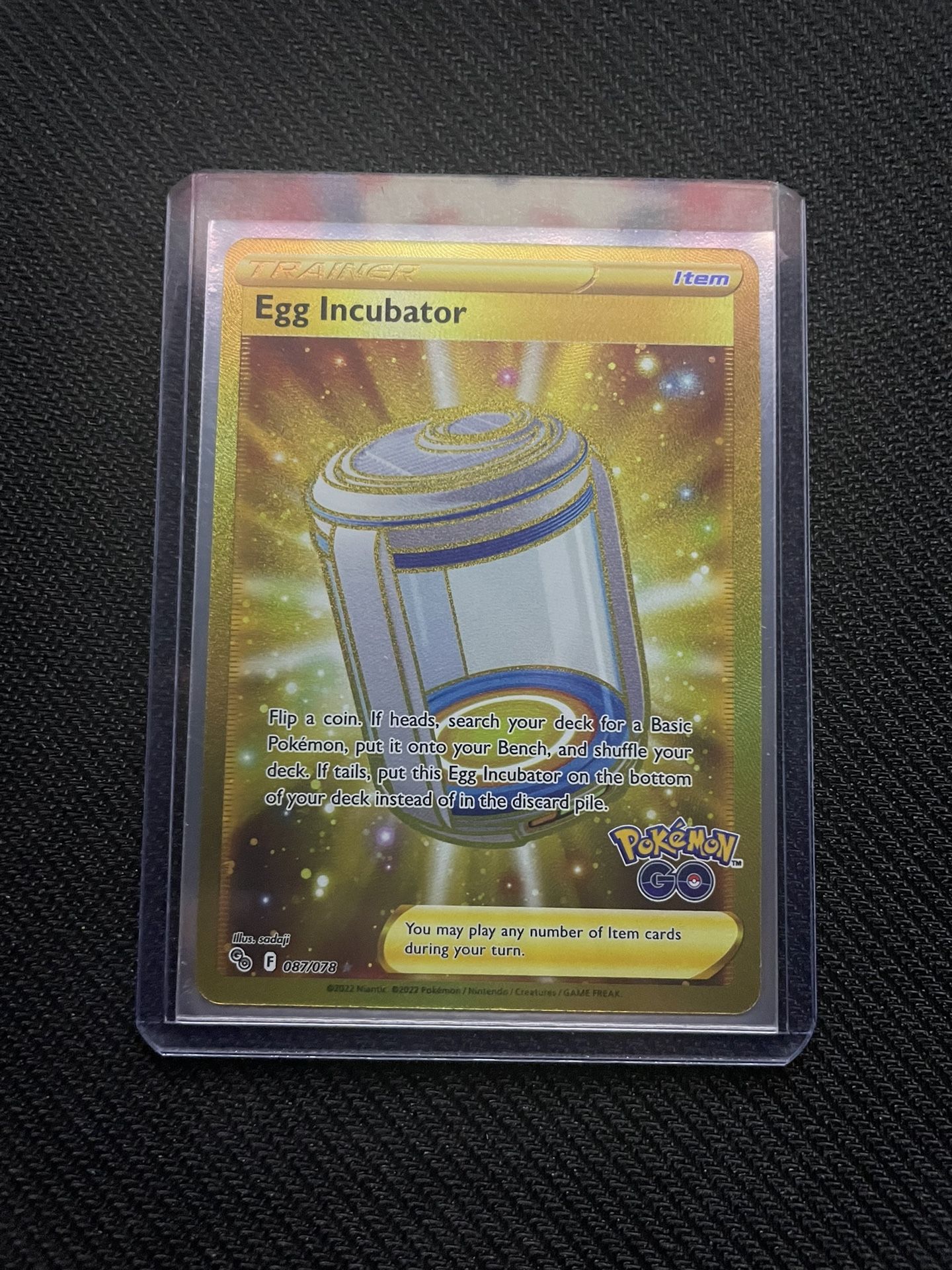Gold Egg Incubator