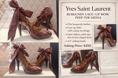 PRICE DROP Yves Saint Laurent 4.5” Heels