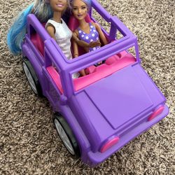 Truck For Dolls With Barbies