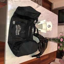 Karate Sparring Gear Chest Protector Head Gear Bag
