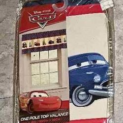 Disney cars valance new