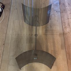 Stainless Steel Glass Coffee Table 