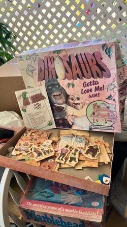 Gotta love me! Vintage Dinosaurs game board