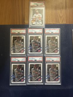 Dylan Carlson Psa 10 Lot Of 7 Rookie Cards