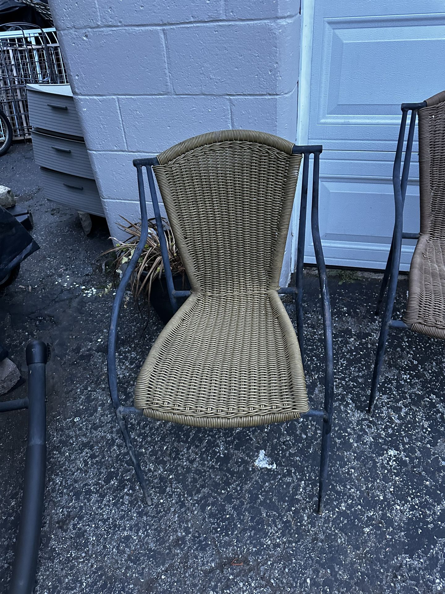 chairs outside 